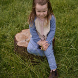 Nature Baby Leggings - Hearts Bluebelle Print