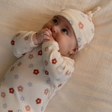Nature Baby - Long Sleeve Bodysuit - Flora Stamp