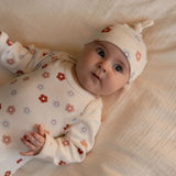 Nature Baby - Long Sleeve Bodysuit - Flora Stamp