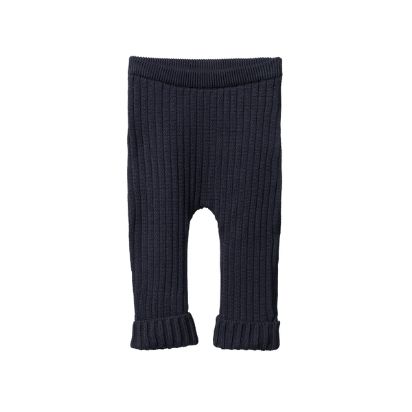 Nature Baby Lou Pants Cotton Knit Navy