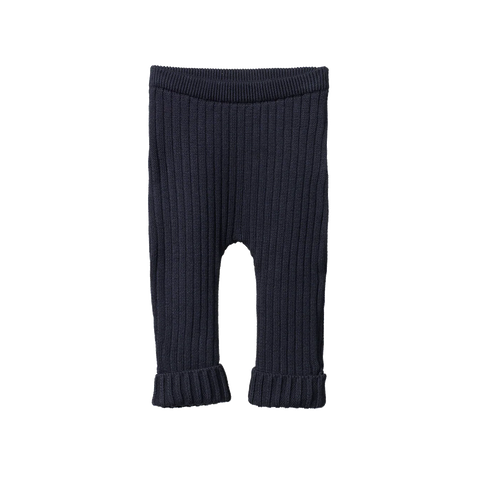 Nature Baby Lou Pants Cotton Knit Navy
