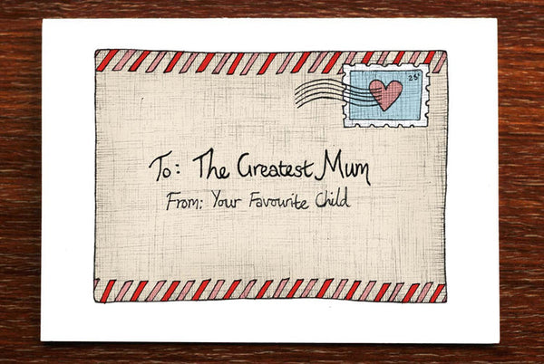 The Nonsense Maker Letter for Mum Card