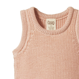 Nature Baby Merino Knit Vest - Dusty Chunky Knit