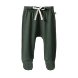 Nature Baby Mer Ess Footed Romper - Thyme