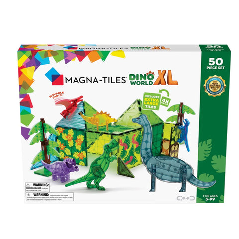 Magna Tiles Dino World XL 50 Piece Set