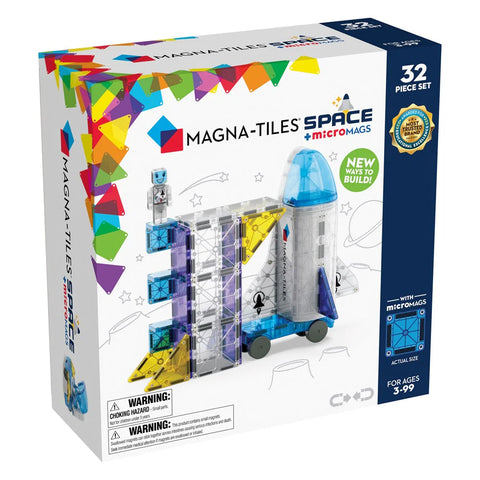 Magna Tiles Space and Micro Mags 32 Piece Set