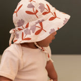 Nature Baby Muslin Sunhat - Fleurette Print