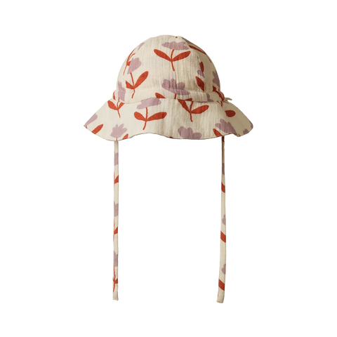Nature Baby Muslin Sunhat - Fleurette Print