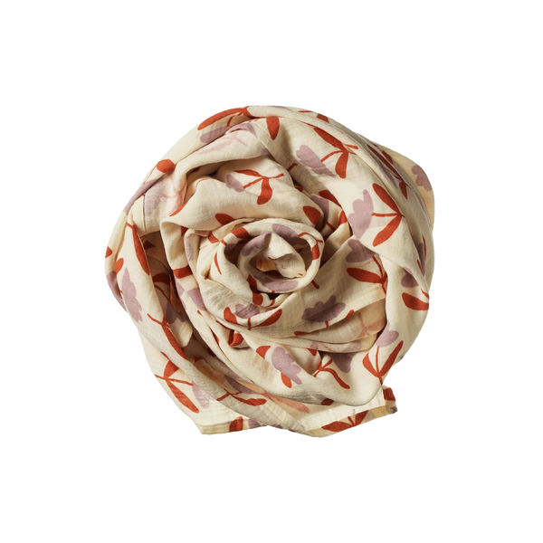 Nature Baby Muslin Wrap - Fleurette Print