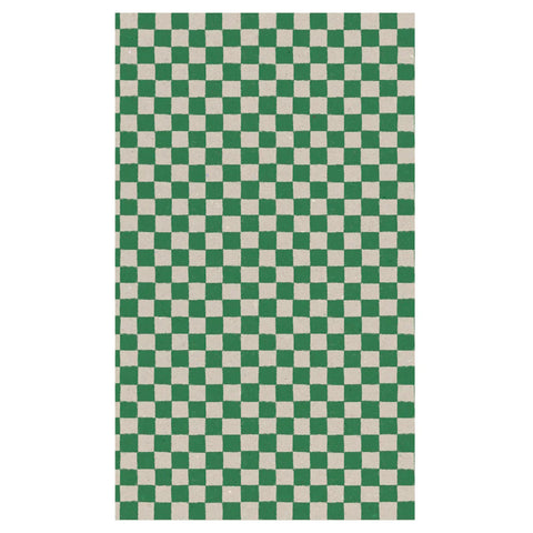 Maileg Gift Wrap - Checker Green 3m rolls