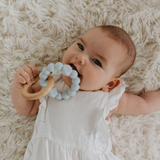 Jellystone x May Gibbs Collaboration Silicone Moon Teether - Soft Blue