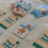 Mizzie The Kangaroo Memory MAtch 4-In-1 Flash Card Game Set
