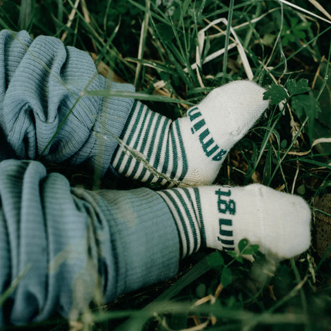 Lamington Baby Merino Crew Socks - Tui