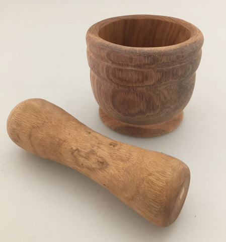 Papoose Wooden Mortar and Pestle