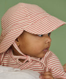 Nature Baby Dash Sunhat Red Pinstripe