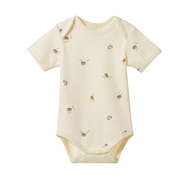 Nature Baby - Short Sleeve Bodysuit - Mini Music