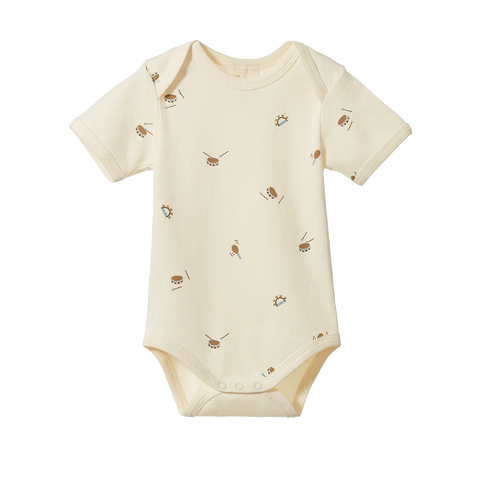 Nature Baby - Short Sleeve Bodysuit - Mini Music