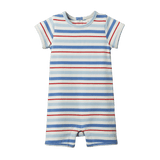 Nature Baby S/S Quincy Romper Surf Stripe