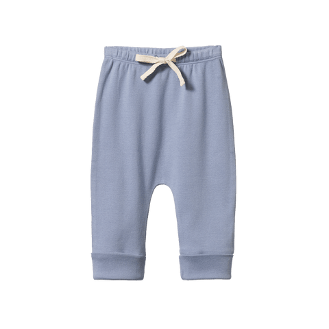 Nature Baby Drawstring Pants Dusky Blue