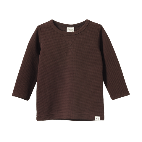 Nature Baby Waffle Tee Pinecone