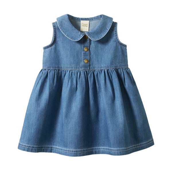 Nature Baby - Birdy Dress - Sky