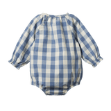 Nature Baby Meadow Bodysuit Gingham Bluebelle Check