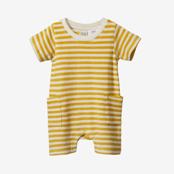 Nature Baby Ocean Suit Golden Sea - Stripe