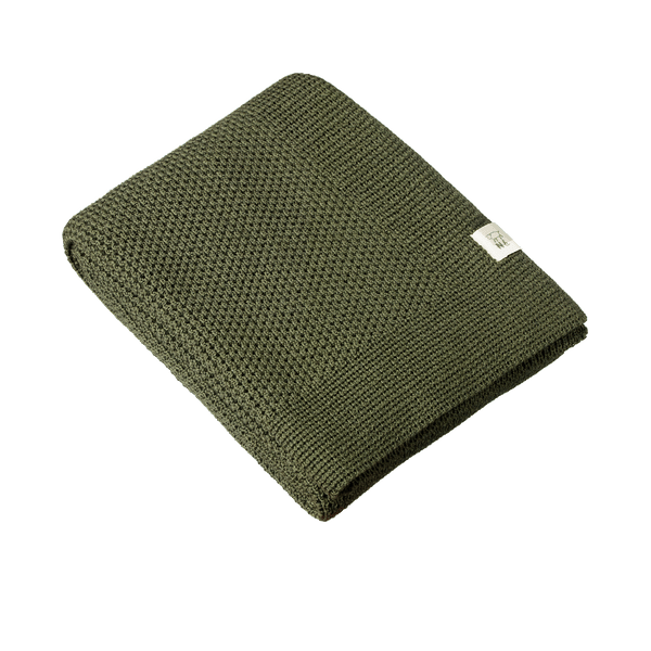 Nature Baby Merino Knit Blanket Thyme