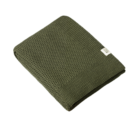 Nature Baby Merino Knit Blanket Thyme