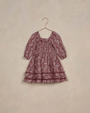 Nora Lee Elodie Dress - Winter Vines Fig