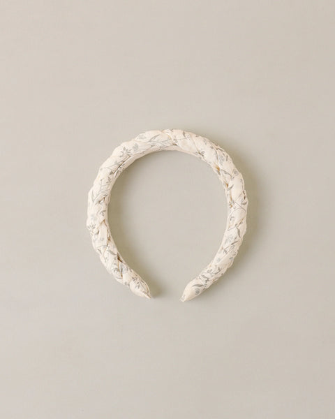 Noralee - Braided Headband - French Floral Stripe