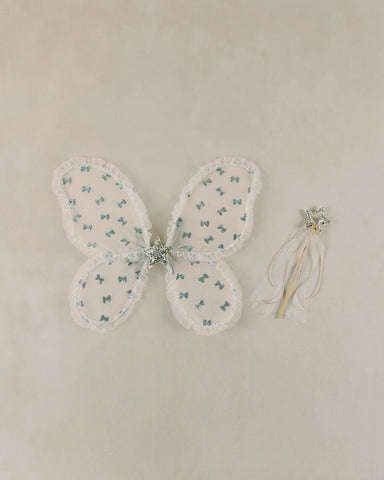 Noralee - Fairy Set - Sky Sequin Bows