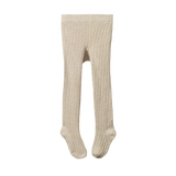 Nature Baby Organic Cotton Tights - Oatmeal Marl