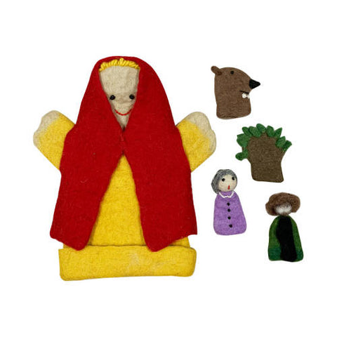 Papoose Red Ridinghood Hand Puppet Set