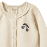 Nature Baby Piper Cardigan Winter Berry