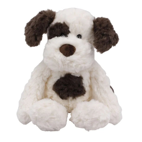 Petite Vous Plush Arnie The Dog - Chocolate & Cream