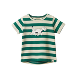 Nature Baby - River Tee - Dog Walk - Peppermint Print