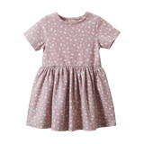 Nature Baby Saturday Dress - Dandelion Lilac Print