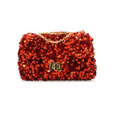 Milk x Soda Amy Sequin Bag (Mini) Red