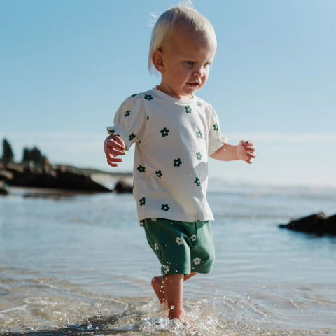 Nature Baby Shelby Shorts Flora Peppermint