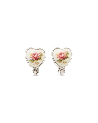 Milk X Soda Cara Earrings - Silver Rose