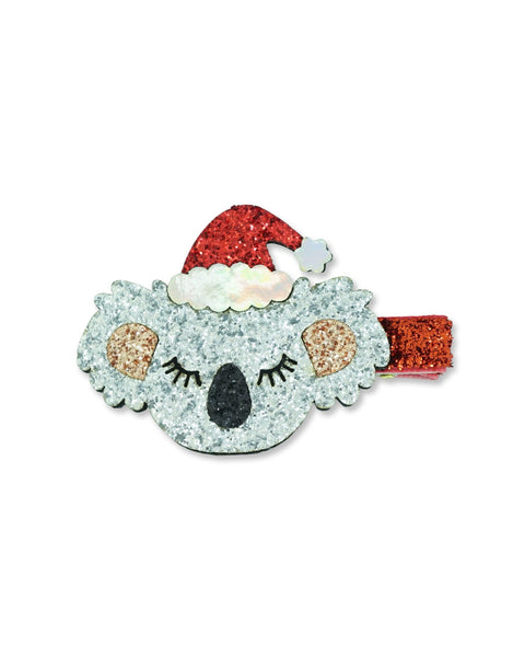 Milk X Soda Xmas Koala Hair Clip Silver