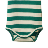 Nature Baby - Short Sleeve Bodysuit - Dog Walk - Peppermint Print