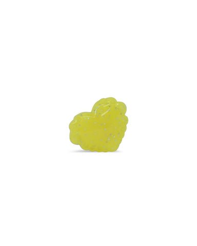 Milk x Soda Jelly Heart  Ring Yellow