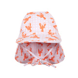 Acorn Pink Lobster SWIM Flap Cap