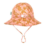 Acorn Magnolia Wide Brim Sunhat Pink, Gold and Cream