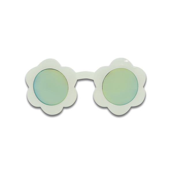 Milk x Soda Poppy Sunglasses White/Pink