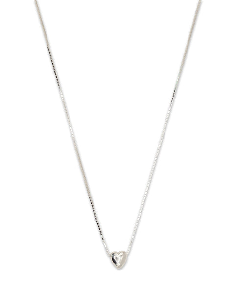 Milk x Soda Silver Arizona Heart Necklace