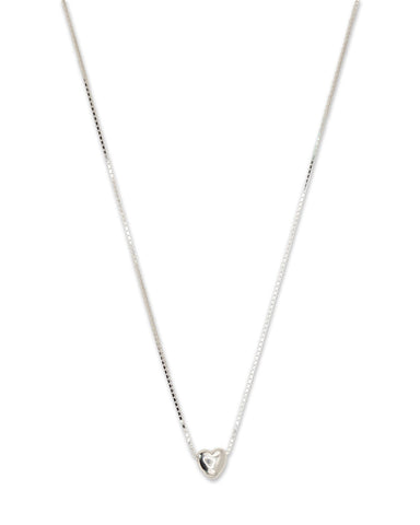 Milk x Soda Silver Arizona Heart Necklace