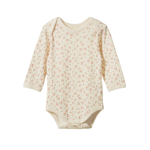 Nature Baby - L/S Bodysuit Pointelle - Dandelion